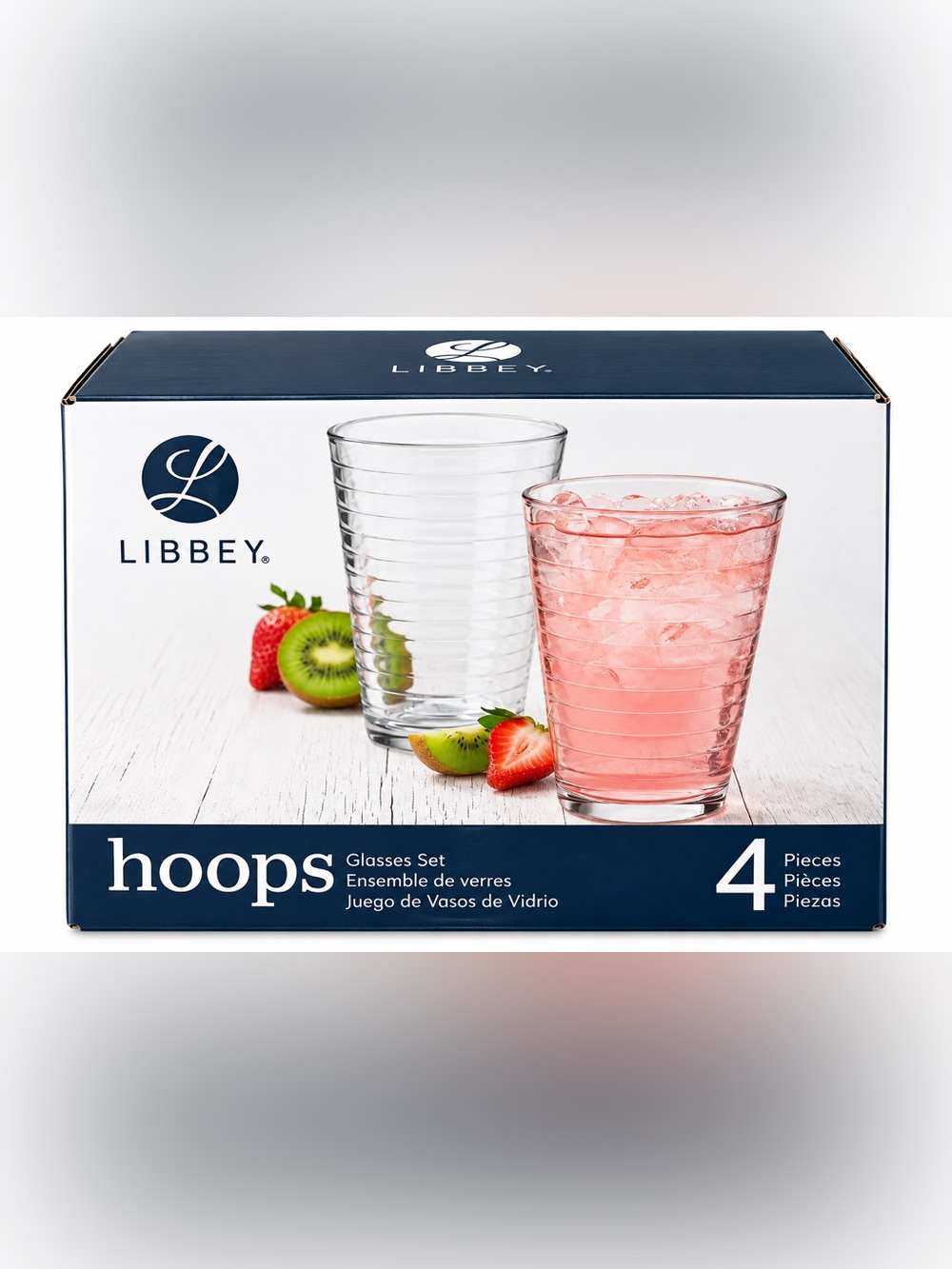 Libbey Hoops Glass Set